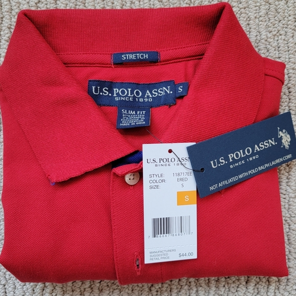 Red U.S Polo Assn. Shirt (Brand New) - Picture 4 of 4